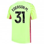 Günstige Fußballtrikots Manchester City Ederson Torwart 3rd trikot 2023-24 Kurzarm